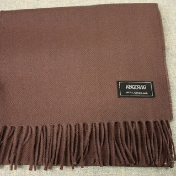 100% Lambswool Scarf from Kingcraig Brora