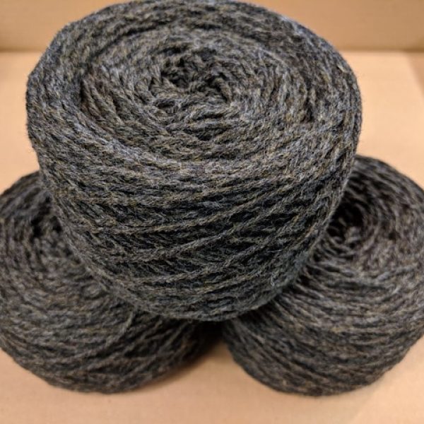 Granite (Mid Grey) Aran weight yarn 100 gram ball