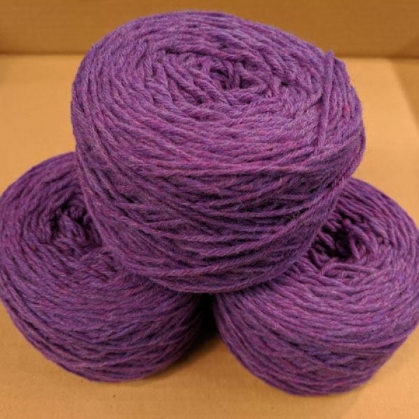 New Amethyst (Purple Marl) Aran weight yarn 100 gram ball