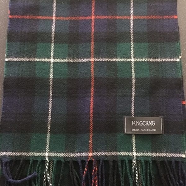 100% Lambswool Tartan Scarf - MacKenzie