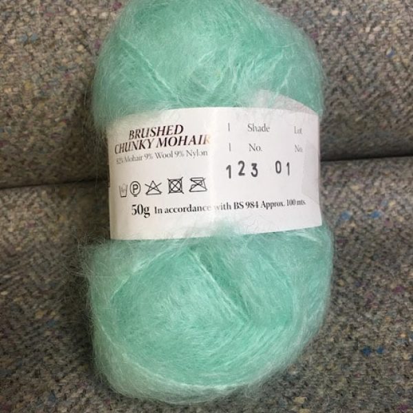 Mohair Light Green - Chunky 123/01