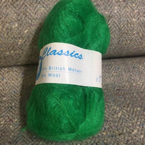 Mohair Emerald Green - Chunky Classic