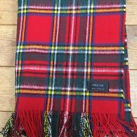 100% Wool Tartan Throw/Blanket/Classic Travel Rug - Royal Stewart