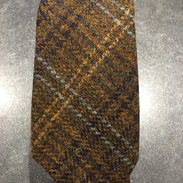 Scottish 100% Wool Woven Tweed Tie - Wasp