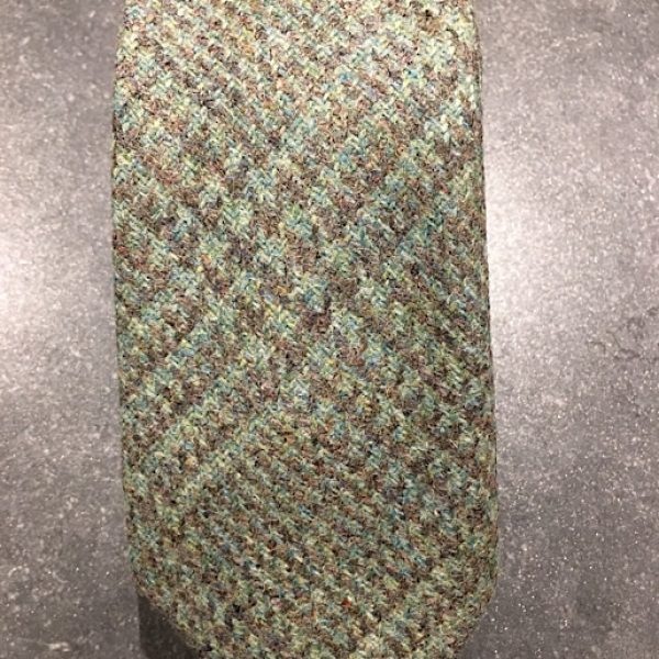 Scottish 100% Wool Woven Tweed Tie - Ousdale Green