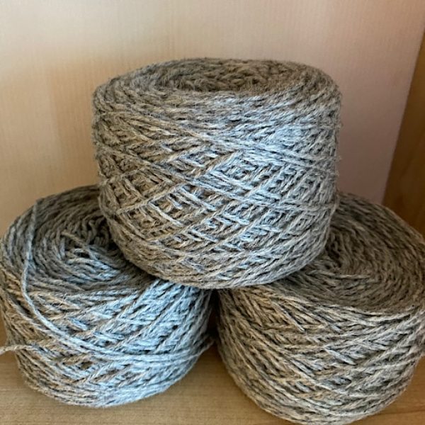 Silver Aran weight yarn 100 gram ball